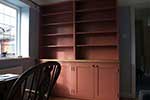 Painted storage unit with european oak counter top